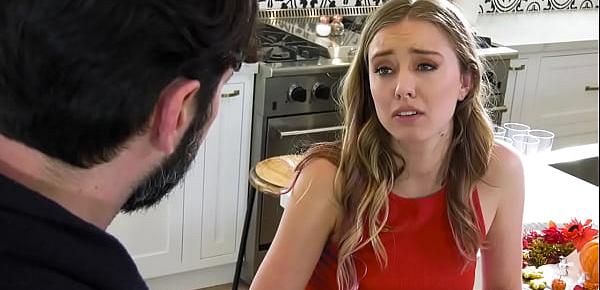  You should fuck me as mom is cheating on you! - Haley Reed
